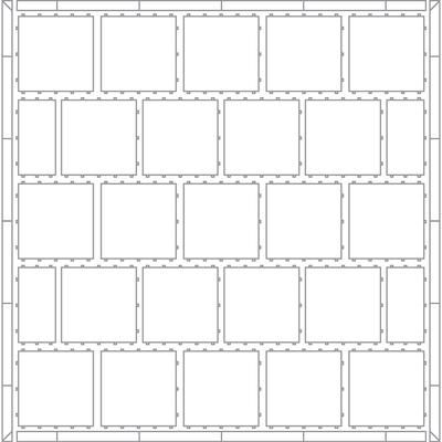 Forbes Industries 3233FK1 Florlok 1 Portable Dance Floor Set - 18 ft x 21 ft, Hardwood w/ Aluminum Frame