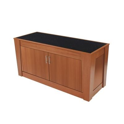 Forbes Industries 5203-6-C2 72" Mobile Induction Table w/ 2 Left & Right Cooking Units - Glass Cook Top, 120v, Stainless Steel