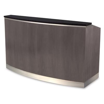 Forbes Industries 5771-6 72" Portable Bar w/ Avonite & Stainless Countertops - 30"D x 47"H, Avonite & Stainless Steel Countertops, Brown