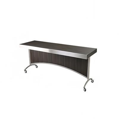 Forbes Industries 7013-8 Mobile Nesting Table w/ Laminate Top & Stainless Steel Frame - 98"L x 30"W x 36"H