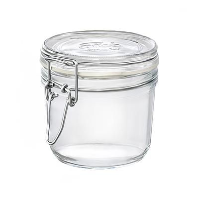 Steelite 4949Q468 14 oz Fido Jar w/ Hinge Lid - Glass, Clear, 1 Dozen