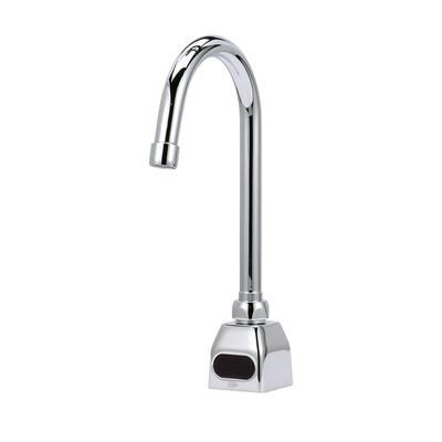 Zurn Industries Z6920-XL-MV Deck Mount Gooseneck Sensor Faucet w/ 0.5 gpm Aerator & Mixing Valve - Chrome, Touchless
