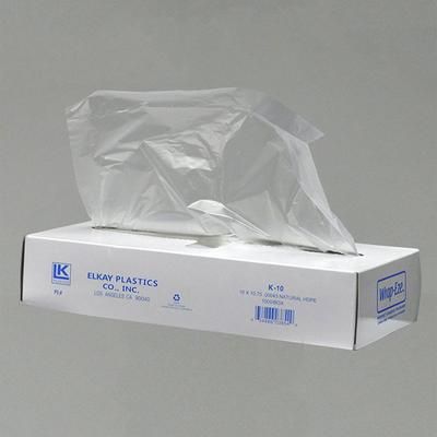 LK Packaging K-6 Wrap Eze Pop Up Sheets - 10 3/4" x 6", Poly, High-Density Polyethylene, Case of 10000