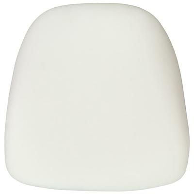 Flash Furniture BH-IVORY-HARD-GG 15" Chair Cushion w/ Double Sided Adhesive Tape - 1 3/4" Thick, Polyester, Ivory, White, 1.75 in