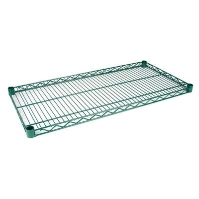 StoreIt SI-WS-1448-GE Epoxy Coated Wire Shelf - 48"W x 14"D, Green