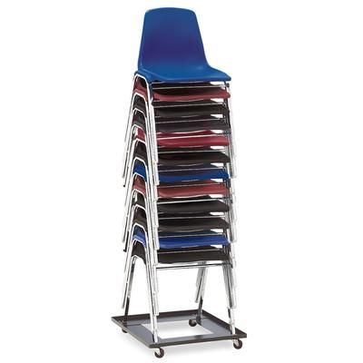 National Public Seating DY81 Stacking Chair Dolly w/ 10 Chair Capacity for Series 9100 Chairs