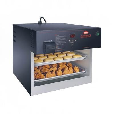 Hatco FSHACH-2 20 4/5" Full Service Countertop Heated Display Case - (2) Shelves, 120/208v/1ph, Counter Model, 2 Tier, Silver