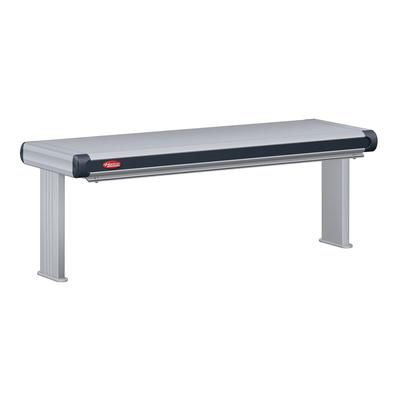 Hatco GR2AHL-42D6 120 45 1/2" High Watt Strip Warmer - Double Rod, Remote Control Required, 120v, Silver