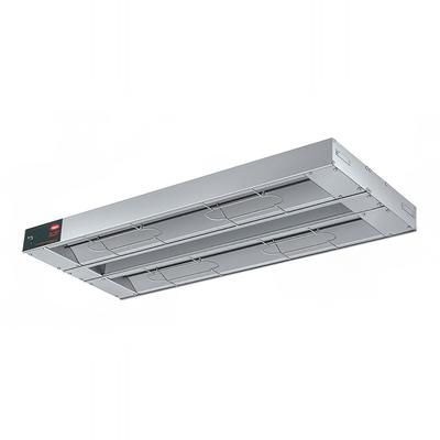 Hatco GRAHL-66D3 120 66" High Watts Infrared Strip Warmer - Double Rod, 3 Built In Toggle Control, 120v, Silver (Cord & Plug Not Included)