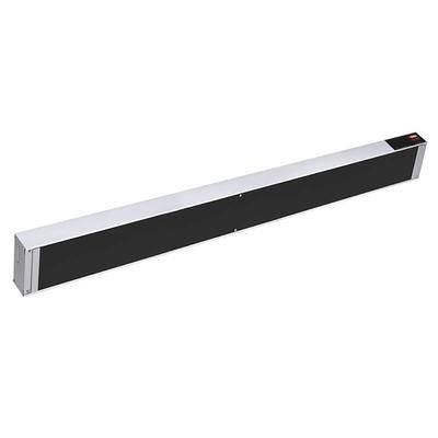 Hatco GRAIH-48 240 48" High Watts Infrablack Strip Warmer - Single Rod, Remote Control Required, 240v/1ph, Silver (Cord & Plug Not Included)