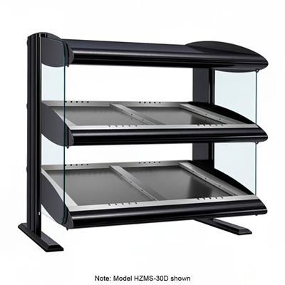 Hatco HZMS-24D 27 9/10" Self Service Countertop Heated Display Shelf - 2 Shelves, 120v, Black
