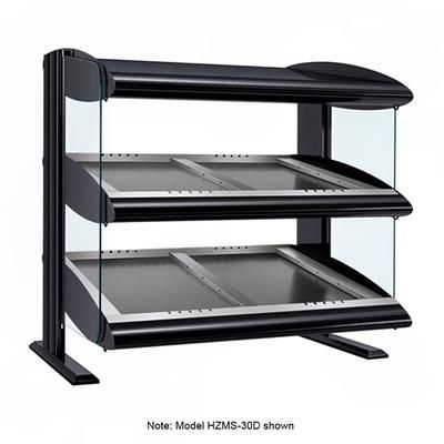 Hatco HZMS-54D 57 9/10" Self Service Countertop Heated Display Shelf - 2 Shelves, 120v/208v/1ph, Black