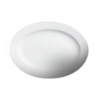 Cameo China 210-113 10-1/4" x 8-1/8" Oval Imperial Platter - Ceramic, White, Case of 24