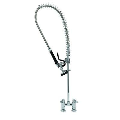 T&S 5PR-4D00 34"H Deck Mount Pre Rinse Faucet - 1.15 GPM, Base with Nozzle