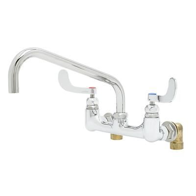 T&S B-0290-04 Splash Mount Mixing Faucet w/ 12" Swing Nozzle