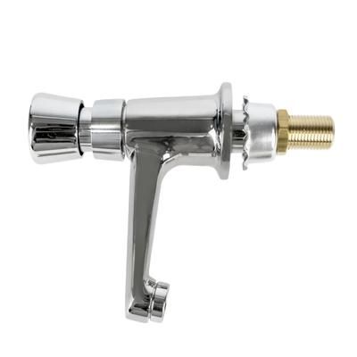 T&S B-0712-VF05 Deck Mount Metering Sill Faucet w/ Push Button Cap, Vandal Resistant Spray Outlet, Chrome