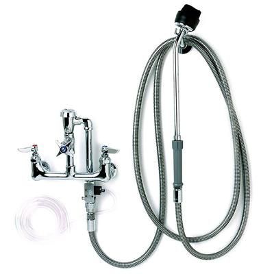T&S B-2117 Spray Special Equipment Washer, 12 ft Flex, Stainless Steel Hose, 8" Center