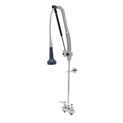 T&S B-5110-CR-B8P 40 13/16"H Deck Mount Pre Rinse Faucet - 1 7/100 GPM, Base with Nozzle, Stainless Steel