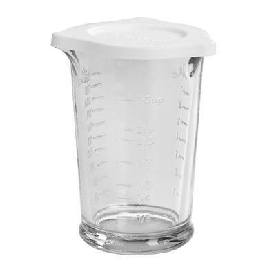 Anchor Hocking 94793L20 8 oz Triple Pour Measuring Glass w/ Lid, Clear