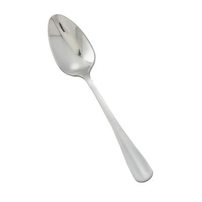 Winco 0034-03 7 1/8" Dinner Spoon with 18/8 Stainless Grade, Stanford Pattern, Silver, 1 Dozen
