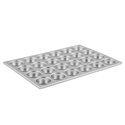 Winco AMF-24 24 Compartment Muffin Pan, Aluminum