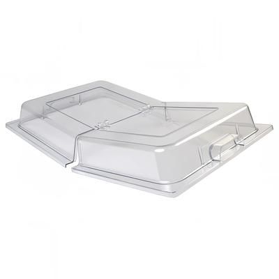 Winco C-DPFH Full Size Dome Hinged Cover, Polycarbonate, Clear Polycarbonate, Fits Full-sized Pans