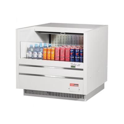 Turbo Air TOM-36UC-W-N 36 1/4" Drop In Open Air Cooler w/ 1 Level, 115v, Low Profile, White