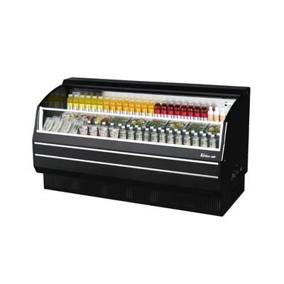 Turbo Air TOM-75SB-SP-N 75 3/4" Horizontal Open Air Cooler w/ 3 Levels, 115v, Open Refrigerated Display, Black