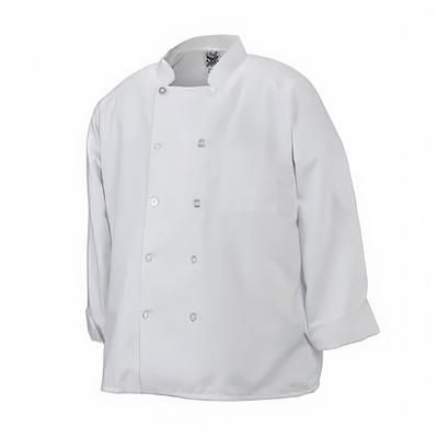 Chef Revival J100-S Twill Chef Coat, Double Breasted, Heat Resistant, Small, White