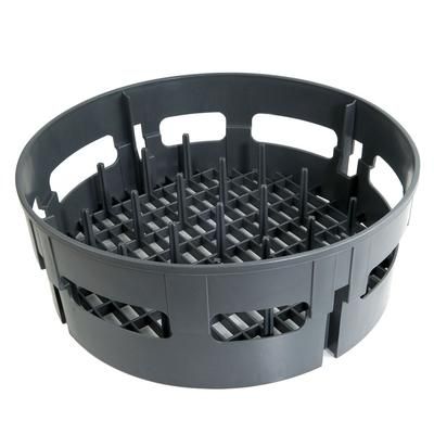 Jackson 07320-100-09-01 17 1/2" Round Peg Rack for Model 10 - Plastic, Gray