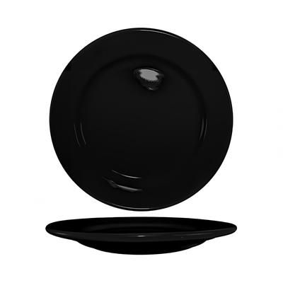 ITI CA-16-B 10 1/4" Round Cancun Plate - Ceramic, Black