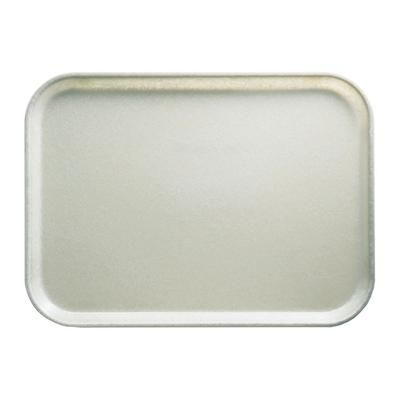 Cambro 1015101 Fiberglass Camtray Cafeteria Tray Insert - 15"L x 10 1/8" W, Antique Parchment, Gray