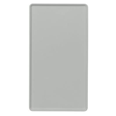 Cambro 1222D107 Rectangular Dietary Tray - For Patient Feeding, 12" x 22", Pearl Gray, Reinforced Fiberglass