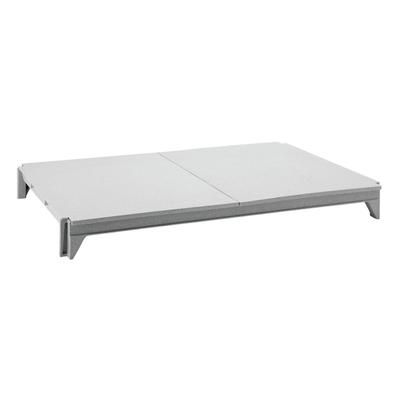 Cambro CPSK1436S1480 Camshelving Premium Polymer Solid Shelf Plate Kit - 14" x 36", Speckled Gray