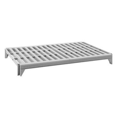 Cambro CPSK1836V4480 Camshelving Premium Polymer Louvered Shelf Plate Kit - 18" x 36", Speckled Gray, Vented Shelves