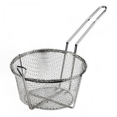 Browne 79090 Fryer Basket w/ Uncoated Handle, 8 1/2" x 8 1/2" x 4 3/4"
