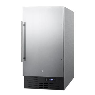 Summit SCFF1842CSSADA 18" Undercounter Freezer w/ (1) Solid Door - Stainless Steel, 115v, Silver