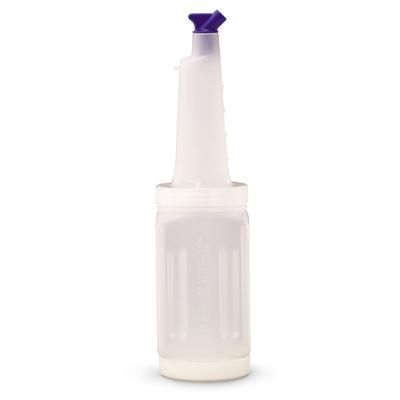 Vollrath 3632 Bar Keep Quart Jar Pack - 6 Quart Jars with Neck, Lid, Assorted Color Spouts, 1 Dozen