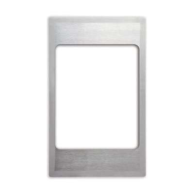 Vollrath 8242916 Miramar Template - 1 Large Rectangle Pan, 21 1/8" x 12 3/4", Stainless, Silver