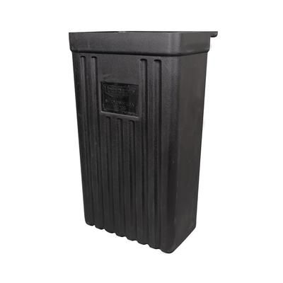 Vollrath 9728810 Refuse Bin for Standard Truck & Tubular Carts, Black