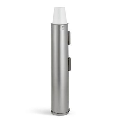 Vollrath SLC-1 Cup Dispenser, Surface Mount, All Cup Types, Silver