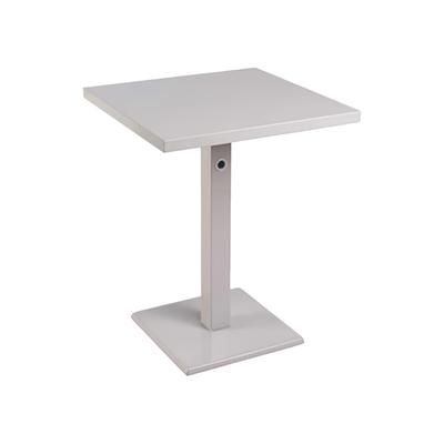 emu E473K (73) 32" Square Outdoor Table - Steel, Cement