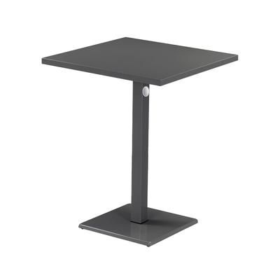 emu E473KH (22) 32" Square Lock Indoor/Outdoor Bar Table - Steel, Antique Iron
