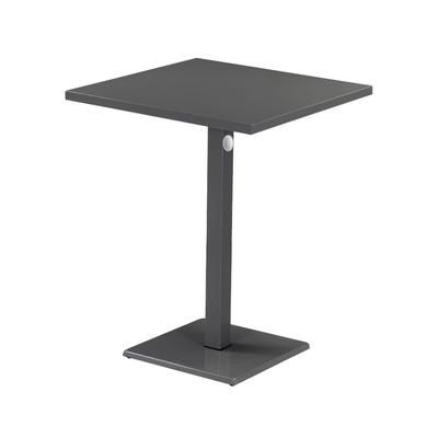 emu E473KH (22) 32" Square Lock Indoor/Outdoor Bar Table - Steel, Antique Iron