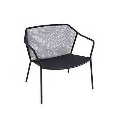 emu E524 (73) Darwin Indoor/Outdoor Stackable Lounge Chair - Steel, Gray