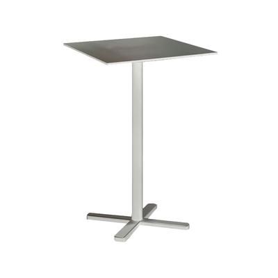 emu E528 (23) 28" Square Darwin Indoor/Outdoor Bar Table - Steel, Antique White, Powder Coated Steel