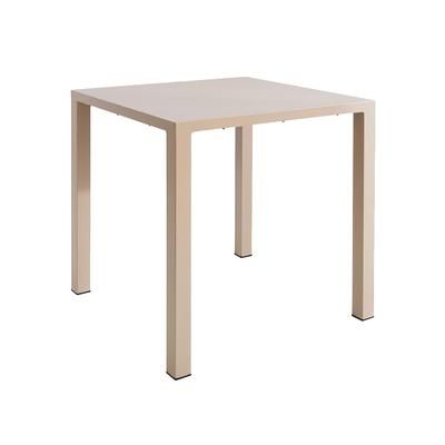 emu E857QS (22) 32" Square Outdoor Dining Height Table - Steel, Iron, E-Coated Powder Finish