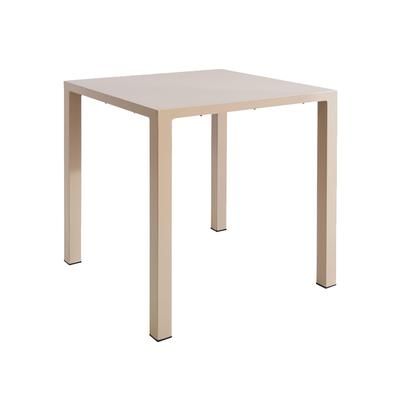 emu E857QS (22) 32" Square Outdoor Dining Height Table - Steel, Iron, E-Coated Powder Finish