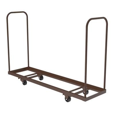 Correll C1972-01 Folding Chair Dolly w/ 29 Chair Capacity - Steel, Brown