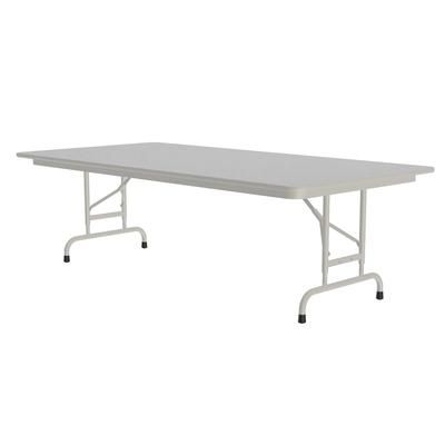 Correll CFA3672M-15 72" Rectangular Folding Table w/ Gray Granite Melamine Top, 32"H